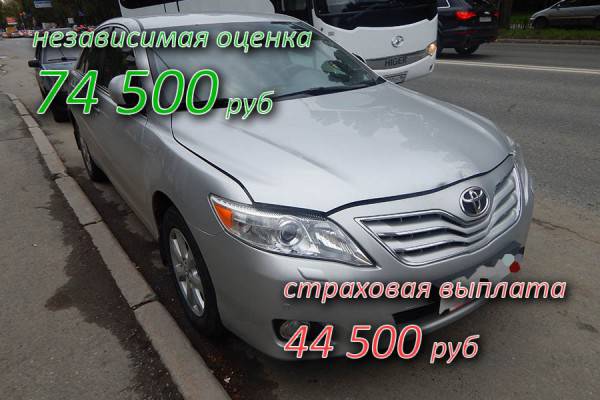 Toyota Camry независимая экспертиза 201408
